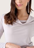 Maglia Laura in jersey NERO BLACKGRIGIO CLOUD Donna immagine n. 2