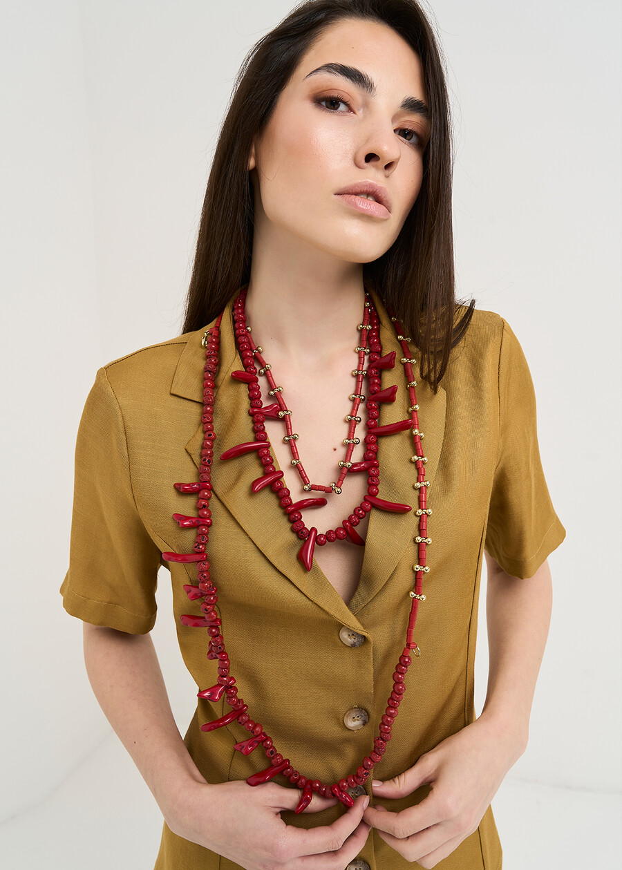 Camicia Camila Laboratorio MARRONE Donna , immagine n. 2