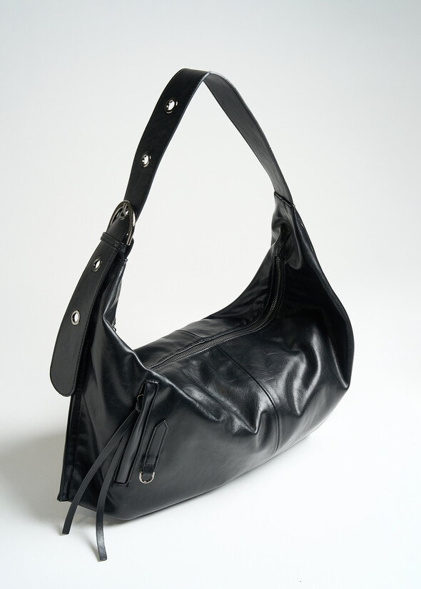 Sacca Bayk con tasca zip NERO Donna null