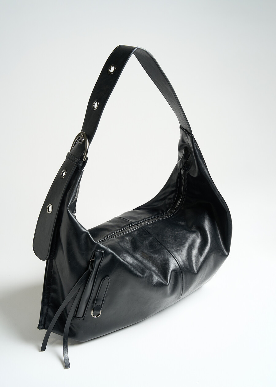 Sacca Bayk con tasca zip ROSSO BORDEAUXNERO Donna , immagine n. 1