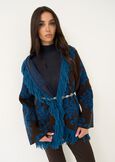 Micaela fringe jacquard cardigan MARRONENERO Woman image number 1