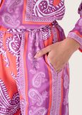 Padye crepe Capri trousers ARANCIO SUNRISE Woman image number 3