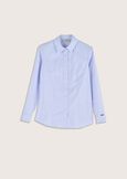 Alessia cotton poplin shirt BLUE CIELO Woman image number 4