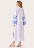 Aurea 100% cotton tunic dress BIANCO Woman image number 3