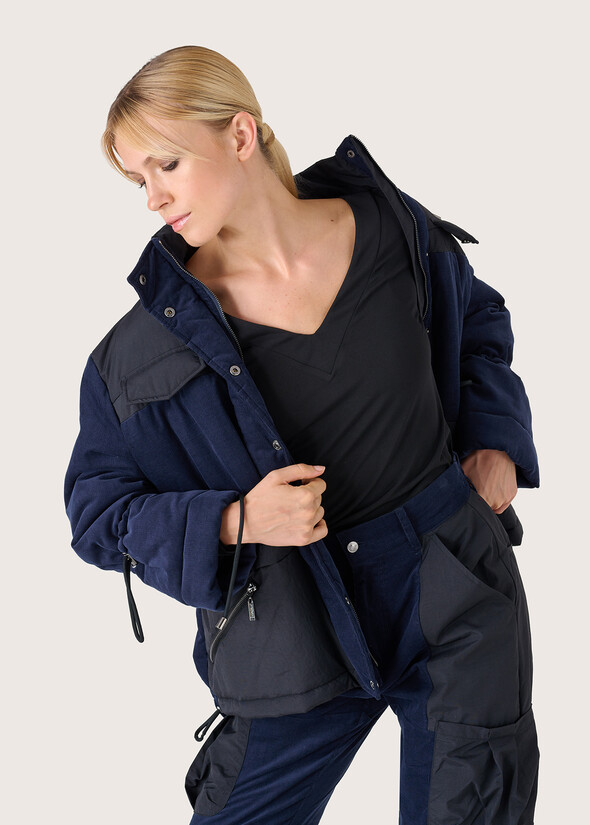 Giubbino oversize Galaxy BLU INCHIOSTRO Donna null