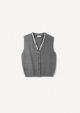 Gilet Gioel con paillettes GRIGIO MEDIUM GREYVIOLA VINACCIA Donna immagine n. 5