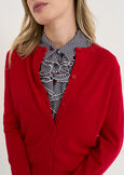 Cardigan Clio a girocollo ARANCIONEROSSO Donna immagine n. 2