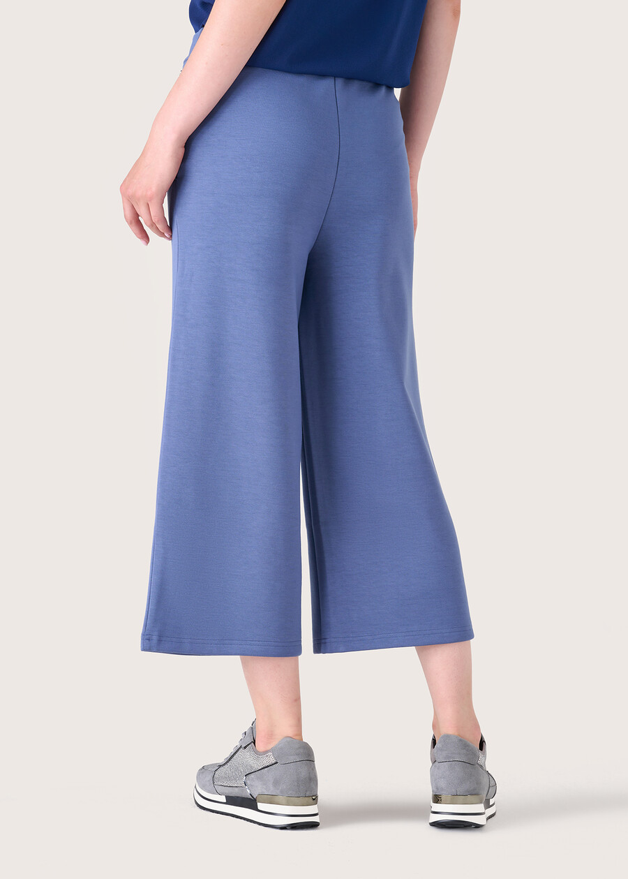 Pantalone crop Megan in jersey VIOLA NEBBIA Donna , immagine n. 4