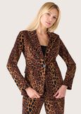 Giacca Cindy in velluto animalier MARRONE CASTAGNA Donna immagine n. 1