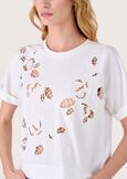 Syria t-shirt with boat neck BIANCO Woman image number 2