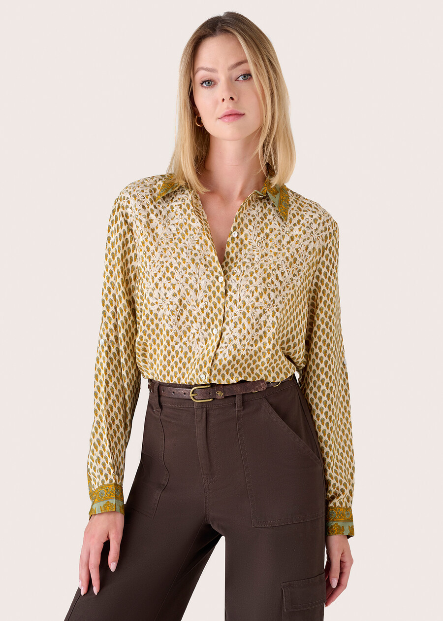 Camicia Cherry con ricamo BEIGE SAFARI Donna , immagine n. 2