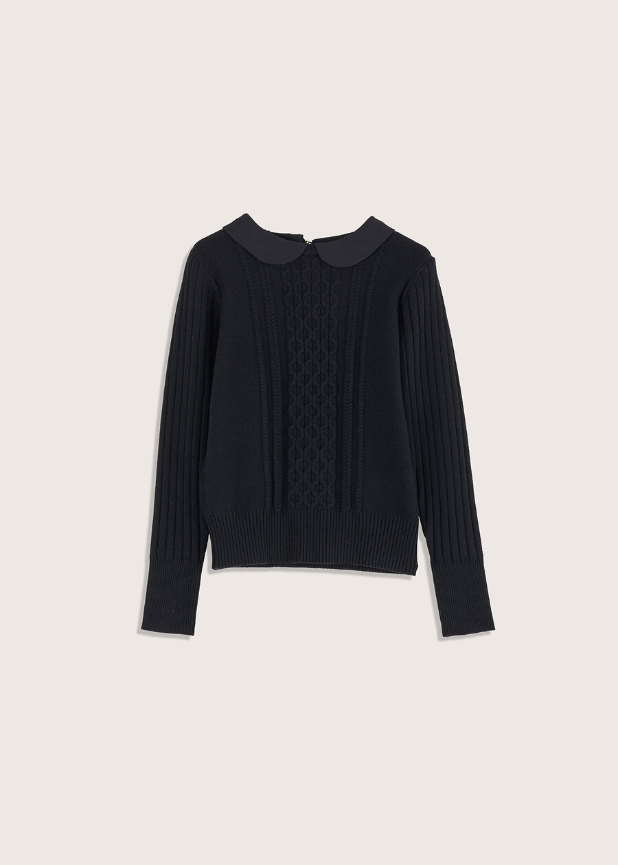 Miss two-in-one jersey NERO BLACKBEIGE LANA Woman , image number 1