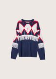 Maglia Marina fantasia natalizia BLU LAGUNA Donna immagine n. 5