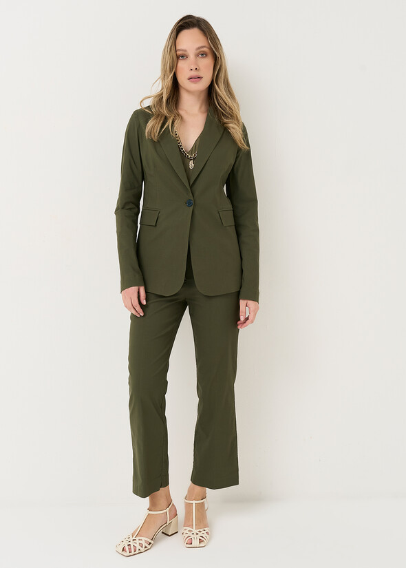 Pantaloni Jacqueline flare VERDE Donna null
