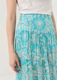 Garcia tiered long skirt AZZURO AZZURRO Woman image number 3