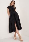 Abito Alis Chemisier Longuette BIANCO BURRONERO BLACK Donna immagine n. 1