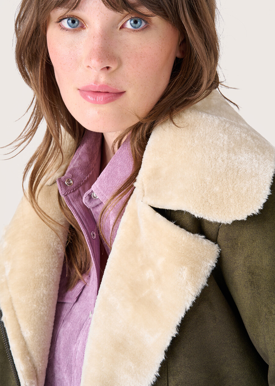 Gomez jacket with eco-fur inserts, Woman  , image number 2