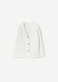Cardigan Gianitoba modello blazer BLU NAVYBIANCO BURRO Donna immagine n. 5