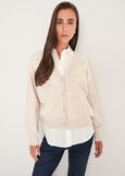 Cardigan Cross con ricamo frontale BLUBEIGE Donna immagine n. 1