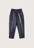 Pantalone Peony in ecopelle NERO BLACK Donna immagine n. 7