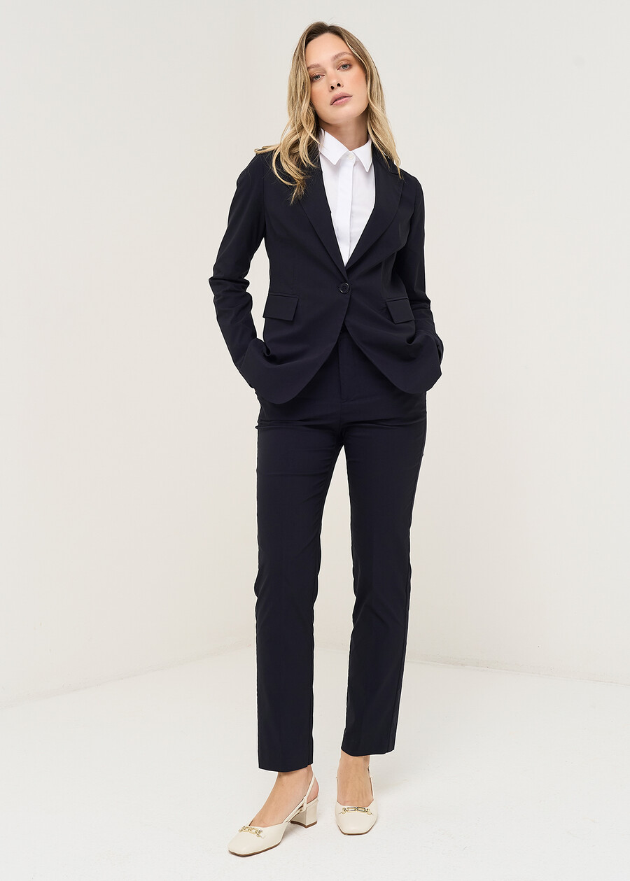 Pantaloni Alice in bengalina BLU Donna , immagine n. 1