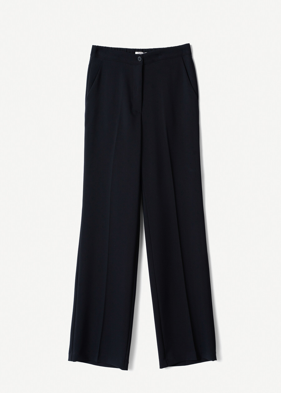 Pantalone Giorgia-L in cady NERO BLACK Donna , immagine n. 5