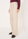 Paris pleated wide-leg trousers BEIGE ECRU Woman image number 4