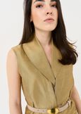 Colt sleeveless double-layer shirt MARRONE Woman image number 2