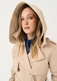 Timon hooded trench coat BEIGEBLU Woman image number 4