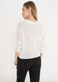 Cardigan Cloe in filo BIANCO WHITE Donna immagine n. 3
