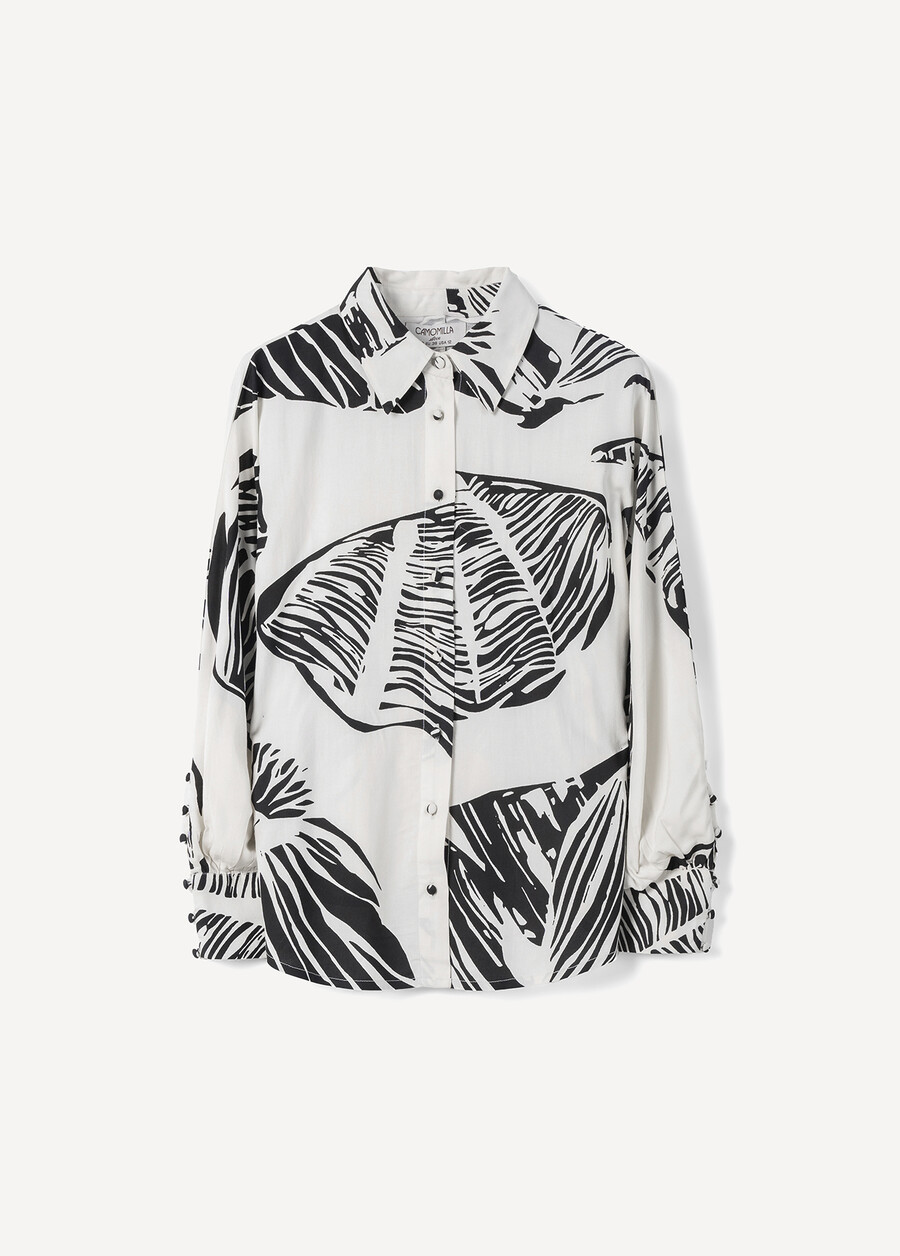 Camicia Carol Fantasia NERO BLACK Donna , immagine n. 6