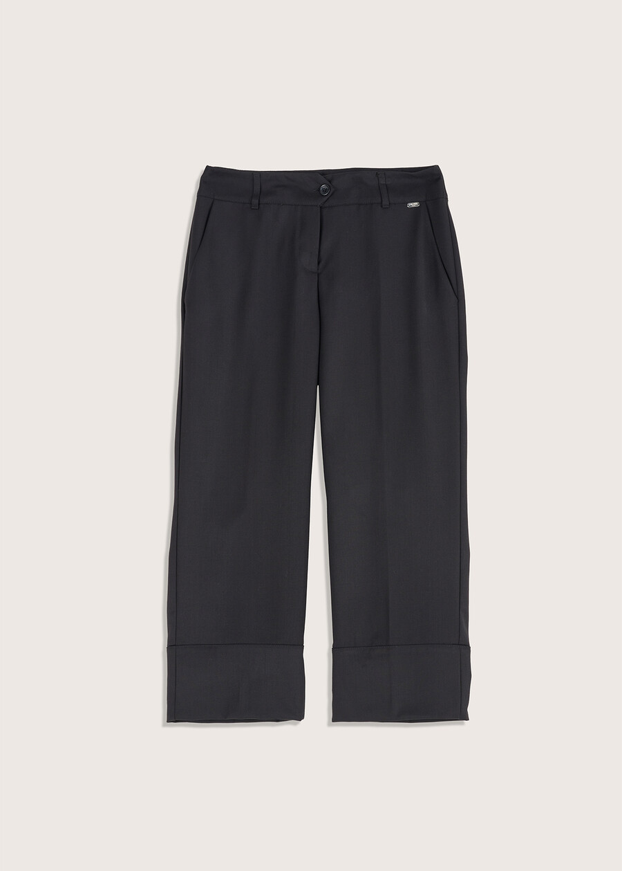 Sara polyviscose trousers, Woman  , image number 5