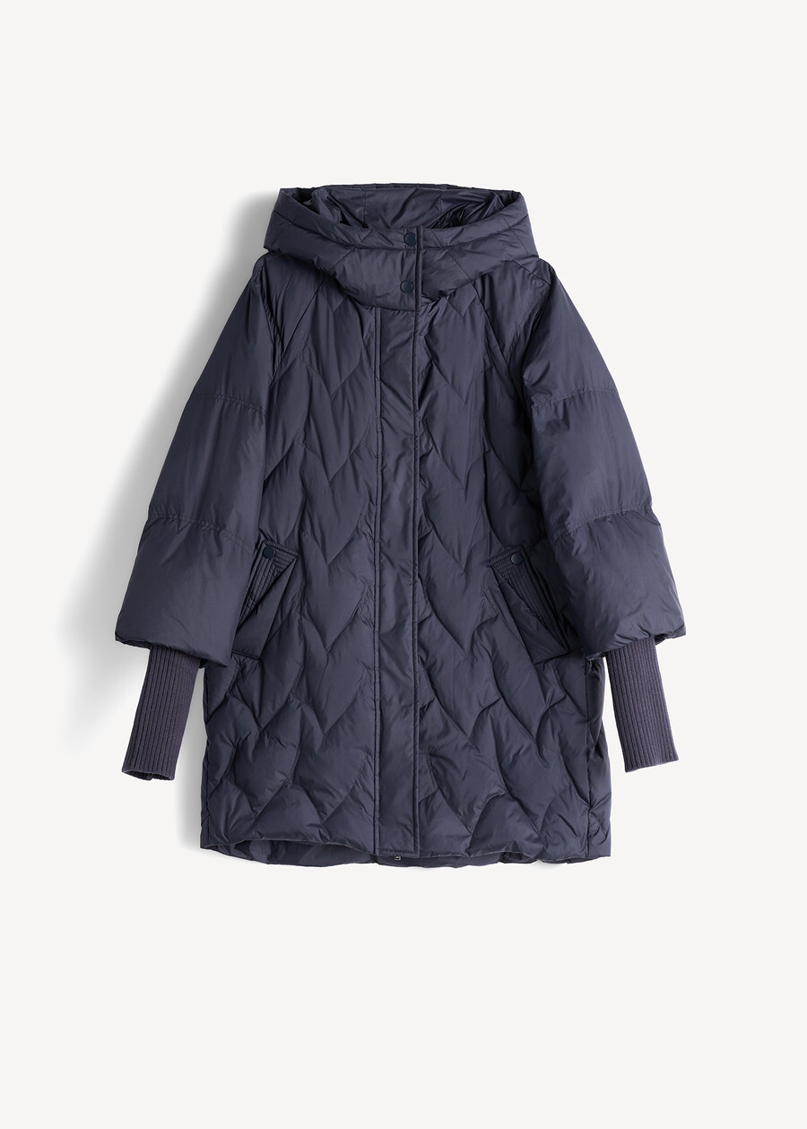 Piumino medio Pietro in piuma d'oca GRIGIO GREYBLU Donna , immagine n. 5