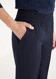 Pantalone Lara in poliviscosa BLU NAVYVERDE ALGA Donna immagine n. 2