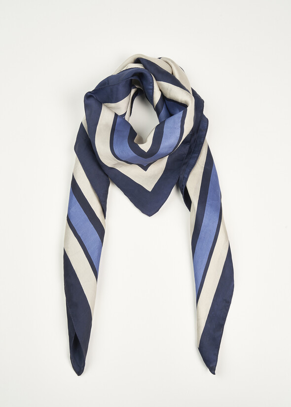Foulard Serma 100% cutro BLUE OLTREMARE Donna null