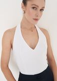 Top Taddeo in jersey BIANCO WHITENERO BLACK Donna immagine n. 2