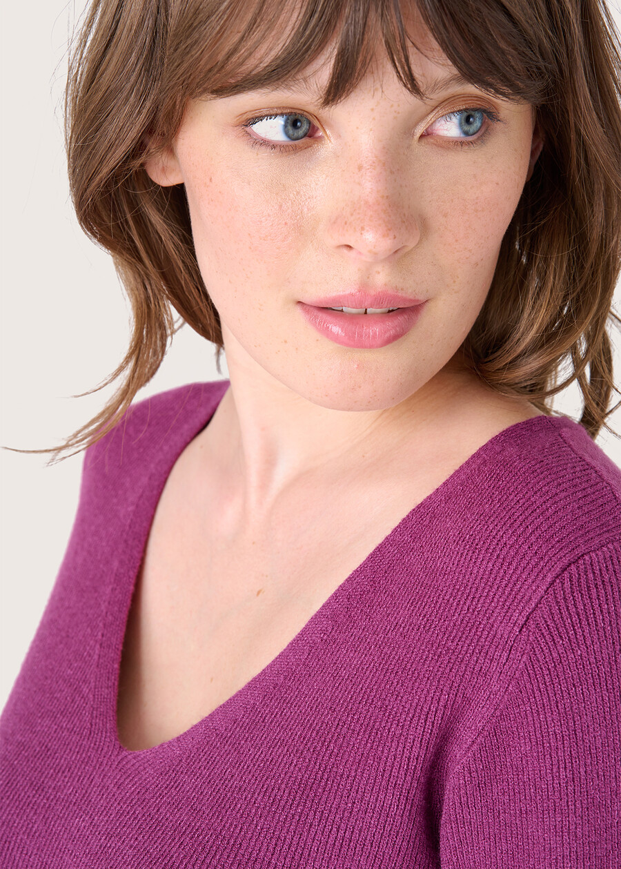 Maglia Myles con scollo a V VIOLA MOSTO Donna , immagine n. 2