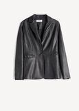 Giacca Gecky slim in ecopelle NERO Donna immagine n. 5