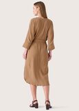 Abito Altair 100% cotone MARRONE TABACCO Donna immagine n. 3