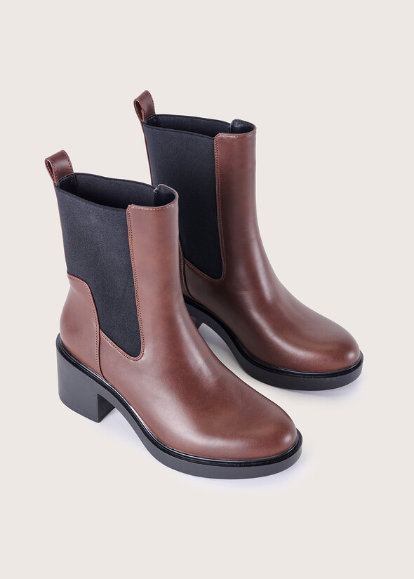 Stivaletti Semilla in ecopelle MARRONE EQUADOR Donna null