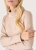 Morgana turtleneck sweater BEIGE DOESKIN Woman image number 2