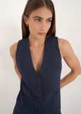 Gilet Tily in poliviscosa BLU Donna immagine n. 2