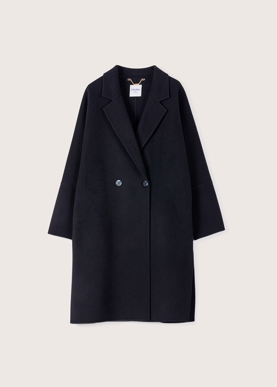 Corinne 100% woolen coat NERO BLACKBEIGE CAMMELLO Woman , image number 6
