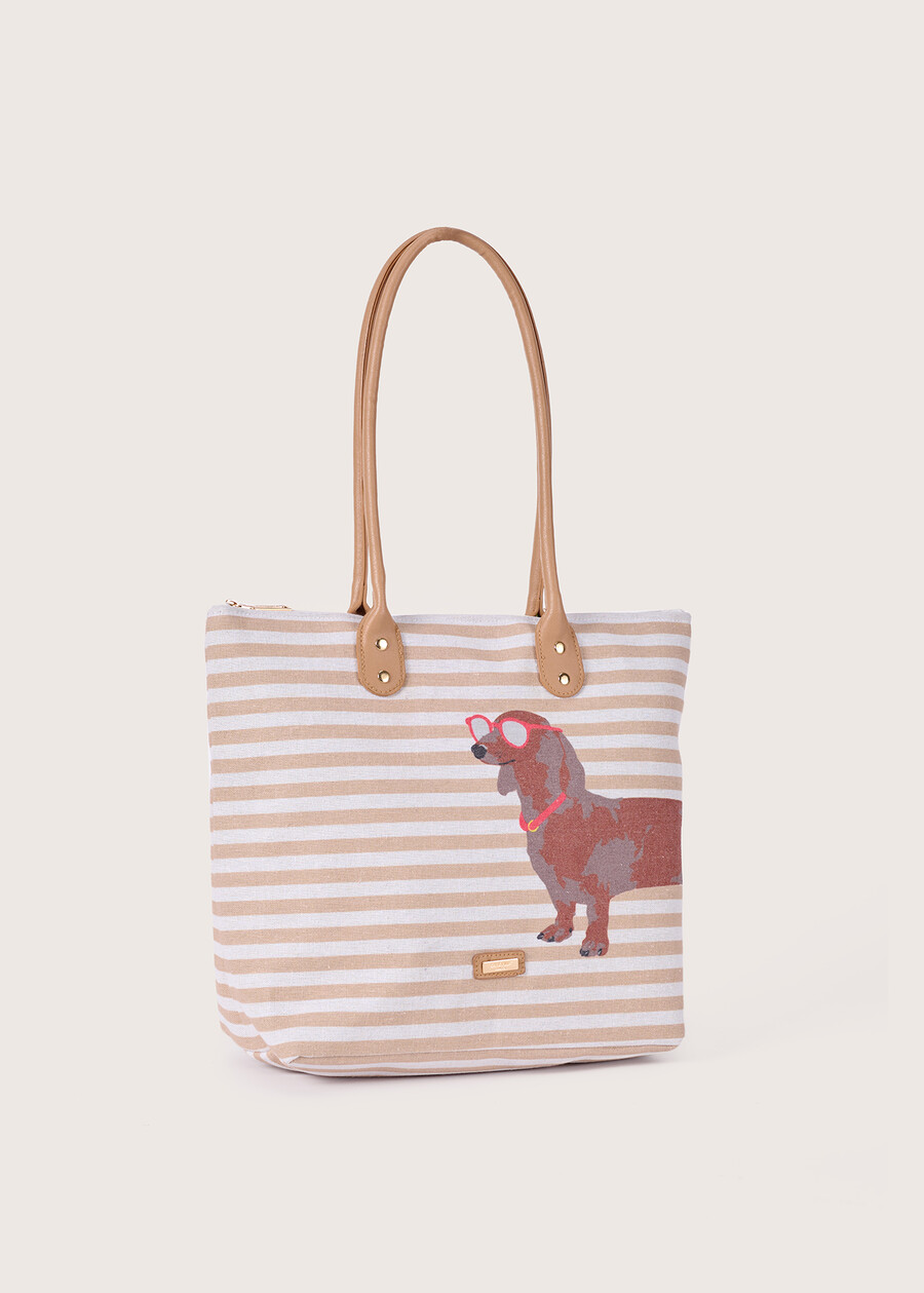 Bau shopping bag with print BIANCOBIANCO Woman , image number 1