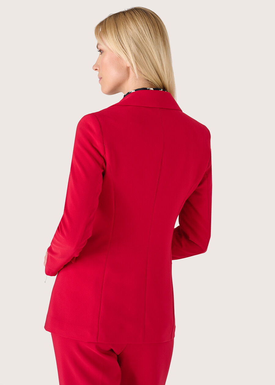 Cindy technical fabric blazer ROSSO CARPET Woman , image number 3