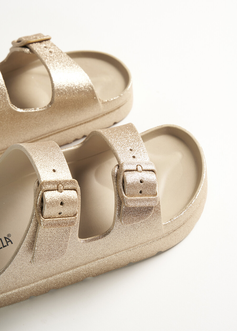 Siria rubber sandal GOLD Woman , image number 2