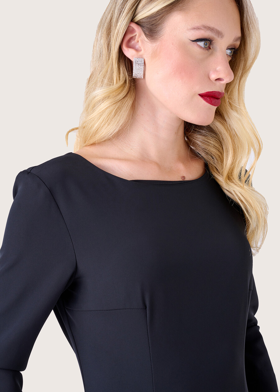 Abito Adriana in cady NERO BLACK Donna , immagine n. 3