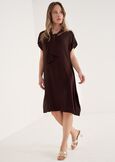 Abito Angie In 100% Viscosa MARRONE JAVA Donna immagine n. 1