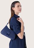 Belia Small eco-leather bag BLUE OLTREMARE  Woman image number 1