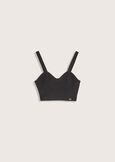 Top Torn stile corpetto NERO BLACKVERDE POKERVIOLA BEGONIA Donna immagine n. 4